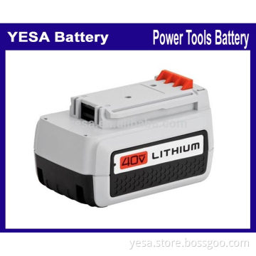 36v 40V Li-ion 1.5Ah 2.0Ah Replacement Cordless tool battery for Black & Decker LBXR36 battery